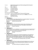 N6521 Final Exam Advanced Pharmacology