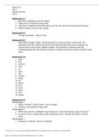 DEAF 310 Homework 3.1 to 3.6 Solutions