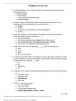 TCOLE Rules Overview TEST with answers