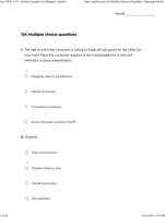 Answers Test WGU C211 Global Economics for Managers