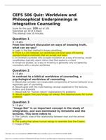 psychology HN 2 4 4 Worldview and Philosophical Underpinnings in Integrative Counseling