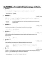 IGCP 337 Advanced Pathophysiology Midterm