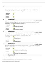 NURS 6501  Advanced Pathophysiology WK 7 quiz Patho 3