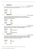 NURS 6501 Advanced Pathophysiology wk 8 quiz