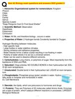 Hesi A2 Biology exam questions and answers 2022 graded A