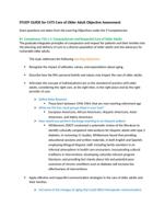 STUDY GUIDE for C475 Care of Older Adult Objective Assessment