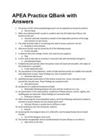 APEA 3P Practice Questions Bank with Answers