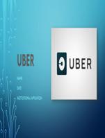 Marketing Analysis of Uber Company