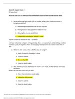 Basic Life Support ExamA (25 questions with Answers)