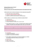 Advanced Cardiovascular Life Support Exam Version B(50 questions)