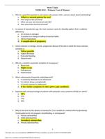 NURS 6551 Week 5 Quiz Primary Care of Women