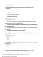 ACQ 120 Answers Lesson 1 Exam- Defense Acquisition University