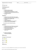 ASL 101 Signing Naturally Unit 5  Homework Solution