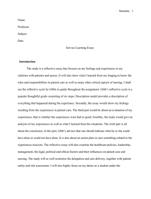 Service Learning Essay using the cycle by Gibbs