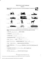 ASL Trueway Unit 4 worksheets Solution