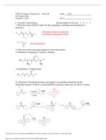 CHE 232 Organic Chemistry  II 1B Questions and Answers pdf