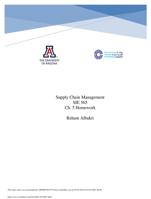 SIE 565 Ch. 5 Homework University of Arizona (solution pdf)