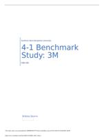 MBA 580 4-1 Benchmark Study: 3M Answer pdf (SHNU)