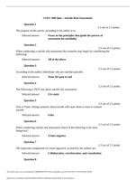 COUC 698 Quiz - Suicide Risk Assessment