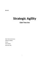 BM 633 Strategic Agility - Paper (Oak Tree Inn)