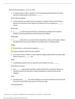 MGT 4441 Mid term  - Mid-Term Exam #2 Answers Pdf -Central State University