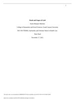 HLT-303-TR300A Death and Stages of Grief Paper (GCU)  (pdf) - Graded A+