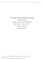 NCBTB - 2022-6CC  Creación y aplicación de la investigación basada en la evidencia ( NUC UNIVERSITY ONL)