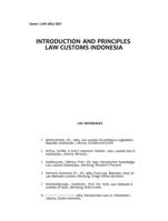 INTRODUCTION AND PRINCIPLES LAW CUSTOMS