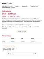 PSY7 210 Quizzes Week 4 - Quiz