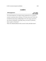 CE 365 Homework 5 for Construction Equipement and Methods class