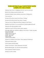 NURS 629 Peds Exam 2 QUESTIONS WITH COMPLETE SOLUTIONS