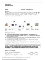 ITA401 Incoterms Costing Exercise