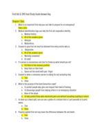 First Aid & CPR Final Study Guide Answer Key-3