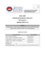 BML 3093 FONOLOGI BAHASA MELAYUTUGASAN 2(BERKUMPULAN)