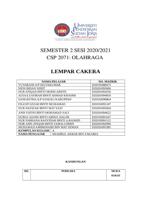 SEMESTER 2 SESI 2020/2021CSP 2071: OLAHRAGALEMPAR CAKERA