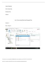 ITN 276 (01YM) Lab 3: Recovering Deleted and Damaged Files