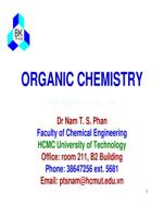 Organic Chemistry Course 1st part Lecture Presentations