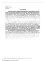 CMJ 6303 Unit IV Journal - Columbia Southern University