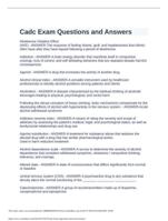 Cadc Exam Questions and Answers (100% - Correct )