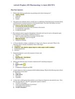 RN Pharmacology latest  Questions and Answers 2023 - (100% Correct)