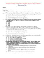 2022 HESI Med-Surg RN Custom Exam (for Med Surg II Class) Pics &Q&As Included (A+)