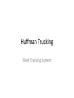 Fleet Tracking System Business Proposal PowerPoint