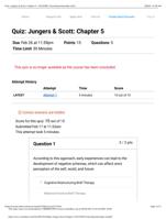 Quiz: Jungers & Scott: Chapter 5 COUC699 Counseling Internship (A41)