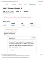 Quiz: Thomas: Chapter 4 COUC699 Counseling Internship (A41)