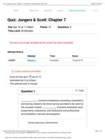 Quiz: Jungers & Scott: Chapter 7 COUC699 Counseling Internship (A41)