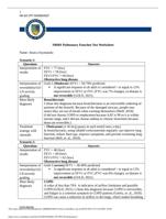 NR601 Pulmonary Function Test Worksheet