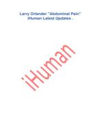 Larry Orlander "Abdominal Pain"iHuman Latest Updates