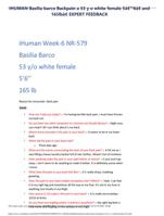 IHUMAN Basilia barco Backpain a 53 years old white female 5ft 6inches and 165 lb EXPERT