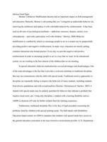 Special Education Behavioral Therapy Paper