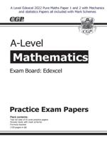 A Level Edexcel 2022 Pure Maths Paper 1 and 2 with Mechanics and statistics Papers all included with Mark Schemes